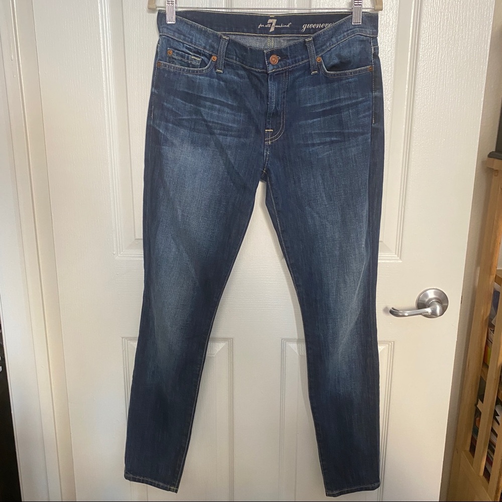 7 For All Mankind Gwenevere Skinny Jeans Size 29